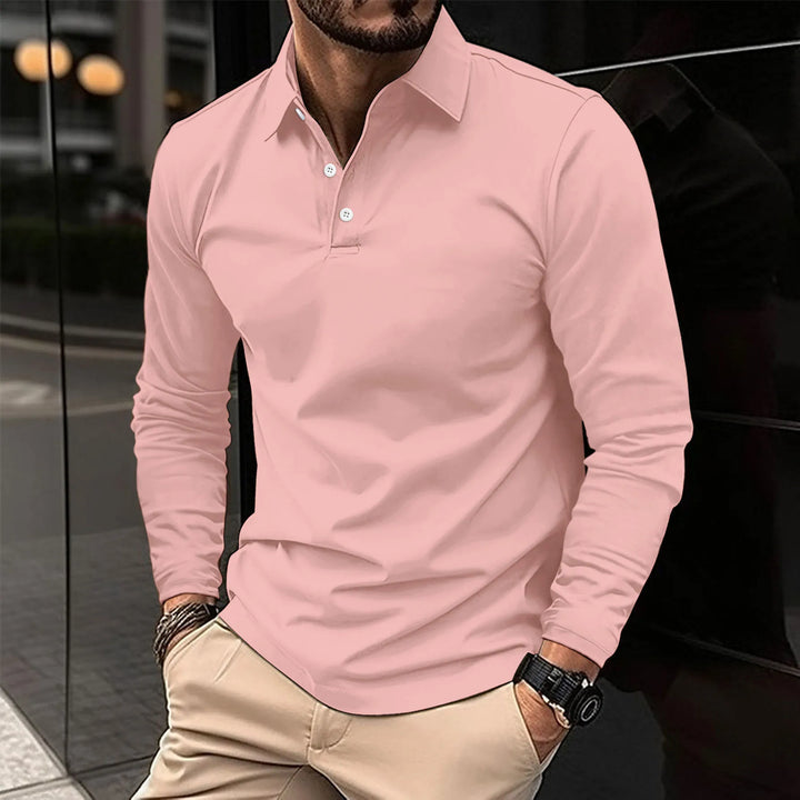 Fashion Canberra I Jack Casual Comfortable Long-Sleeved Polo T-Shirt