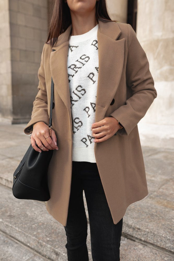 Fashion Canberra I Elia Classic Double-Breasted Coat