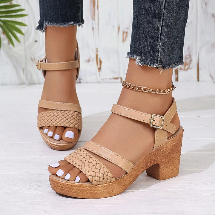 Fashion Canberra I Sydny Woven Platform Sandals