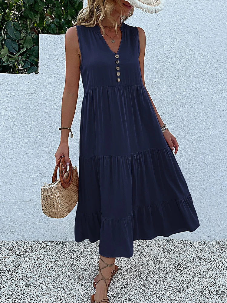 Fashion Canberra | Paula Flowy Elegant Midi Dress