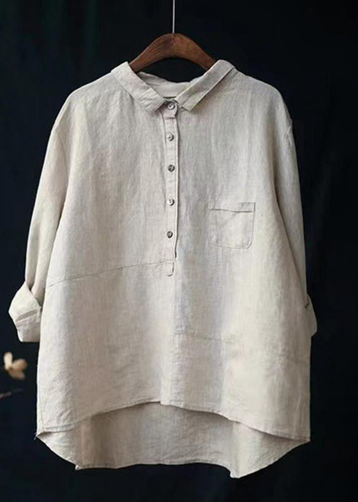 Fashion Canberra I Kiona Long Sleeve and Front Pocket Shirt with Buttons