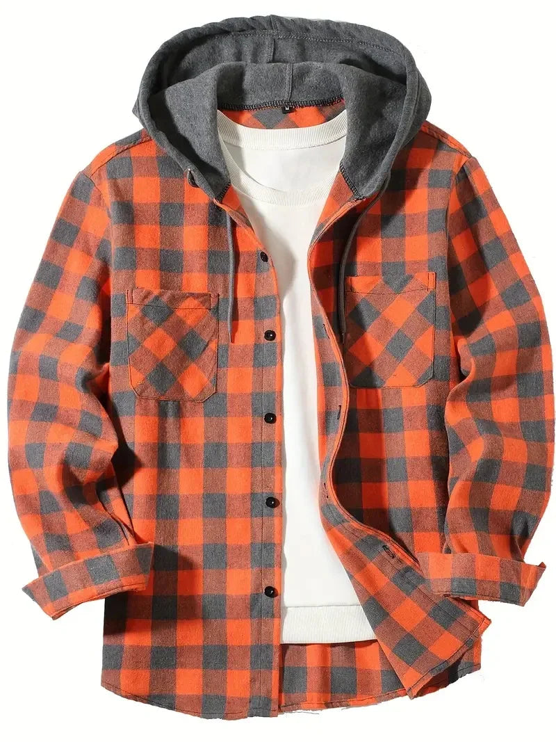 Fashion Canberra I Dean Flannel Hoodie Jacket