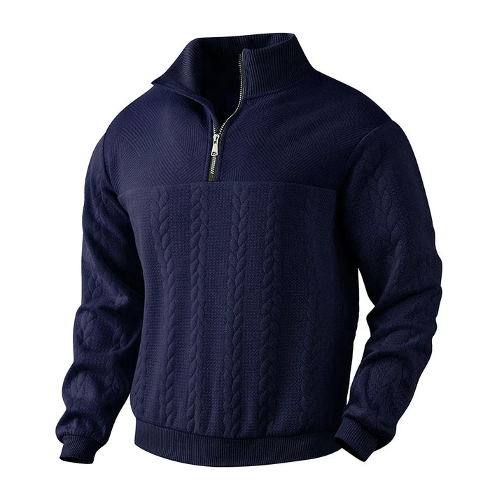 Fashion Canberra I David high-quality quarter-zip sweatshirt