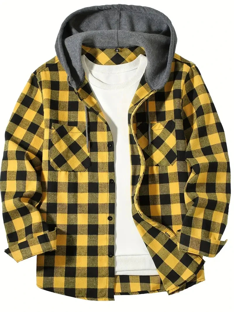 Fashion Canberra I Dean Flannel Hoodie Jacket