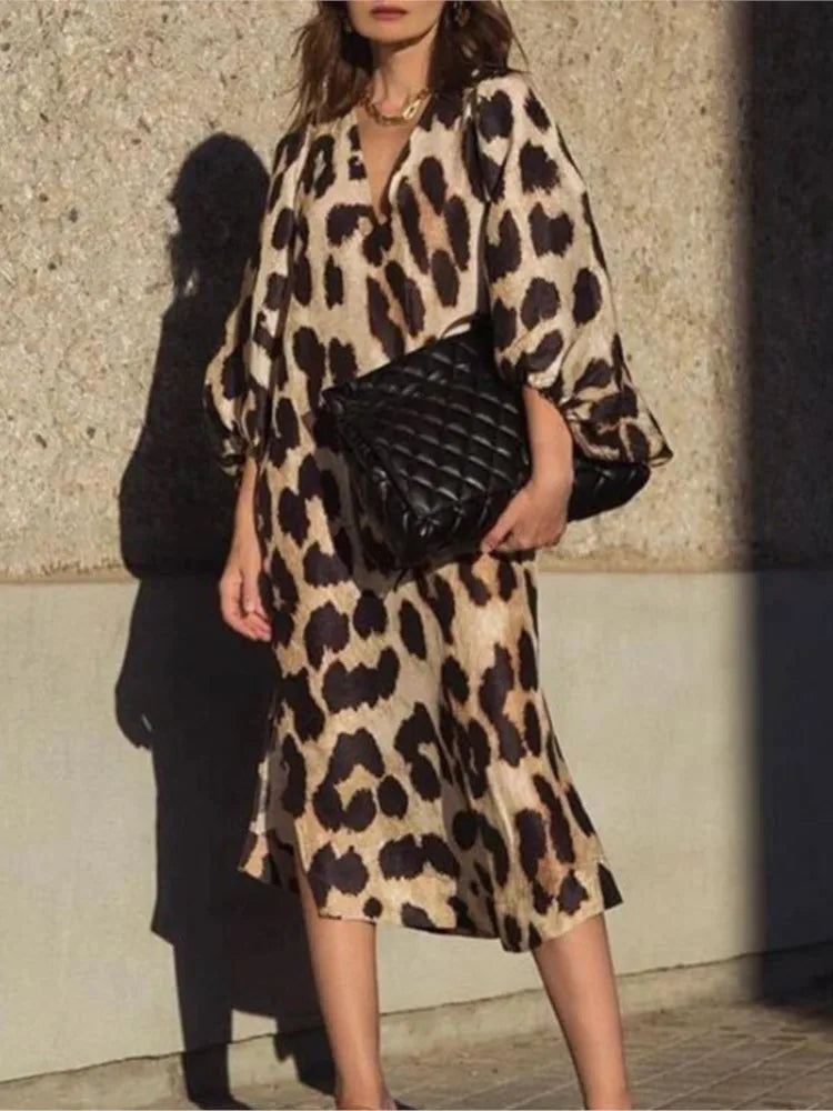 Fashion Canberra I Zeina Leopard Print Dress
