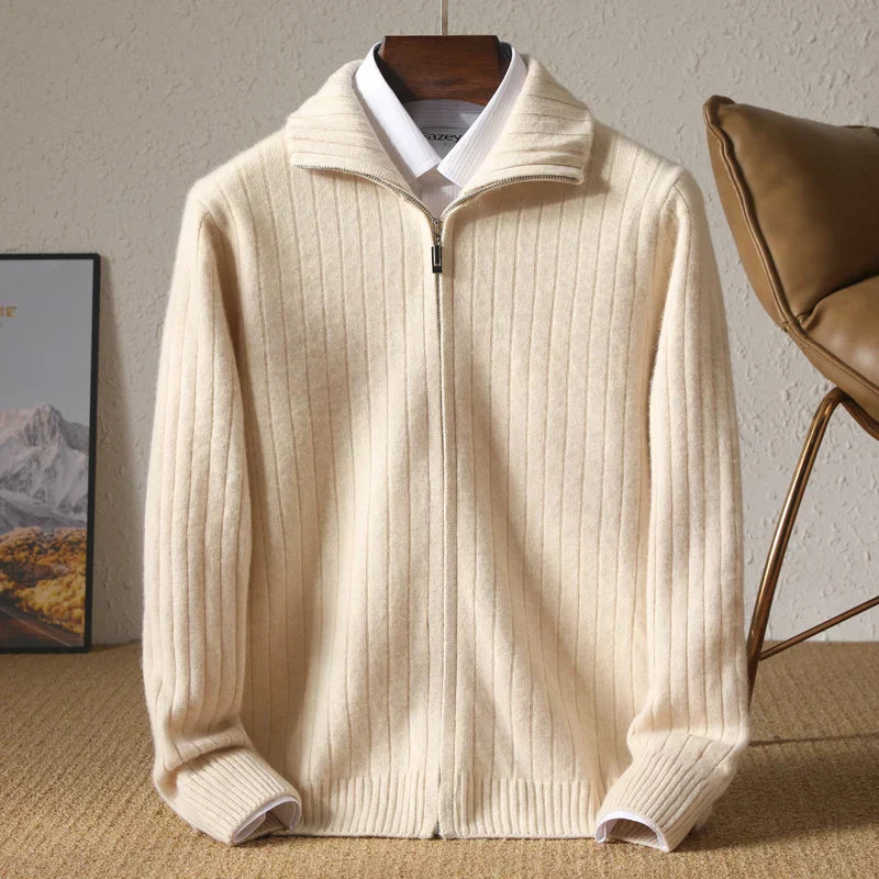Fashion Canberra I Felix Comfortable Merino Wool Business Cardigan