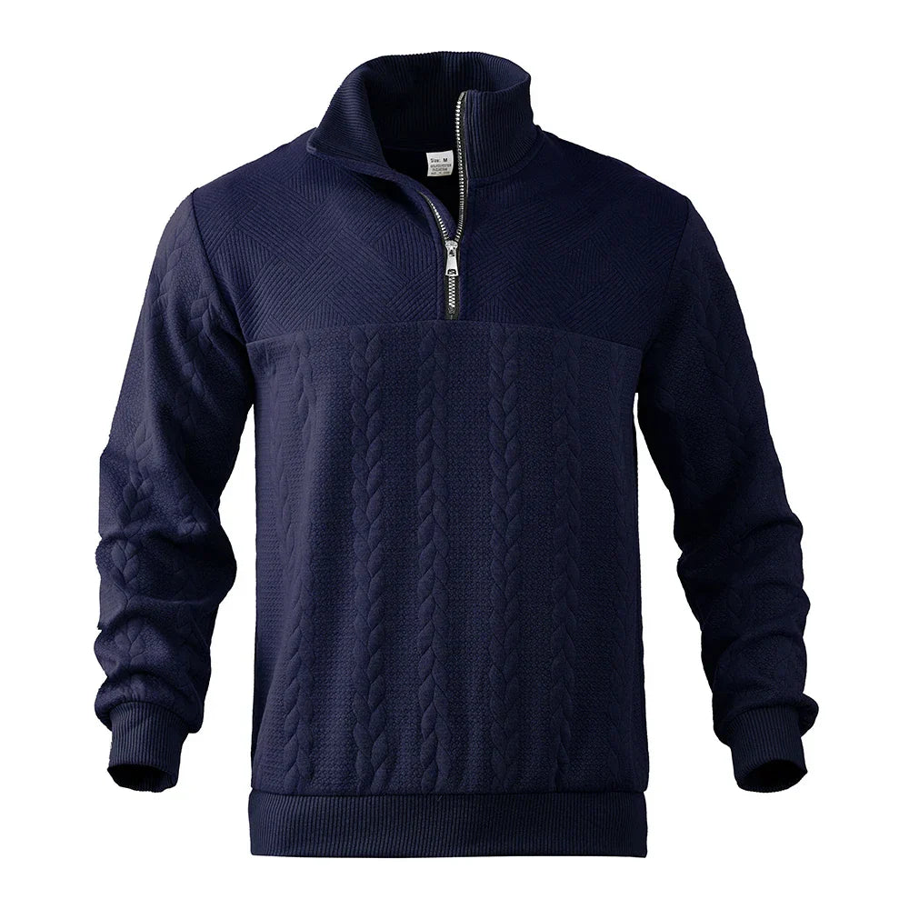 Fashion Canberra I David high-quality quarter-zip sweatshirt