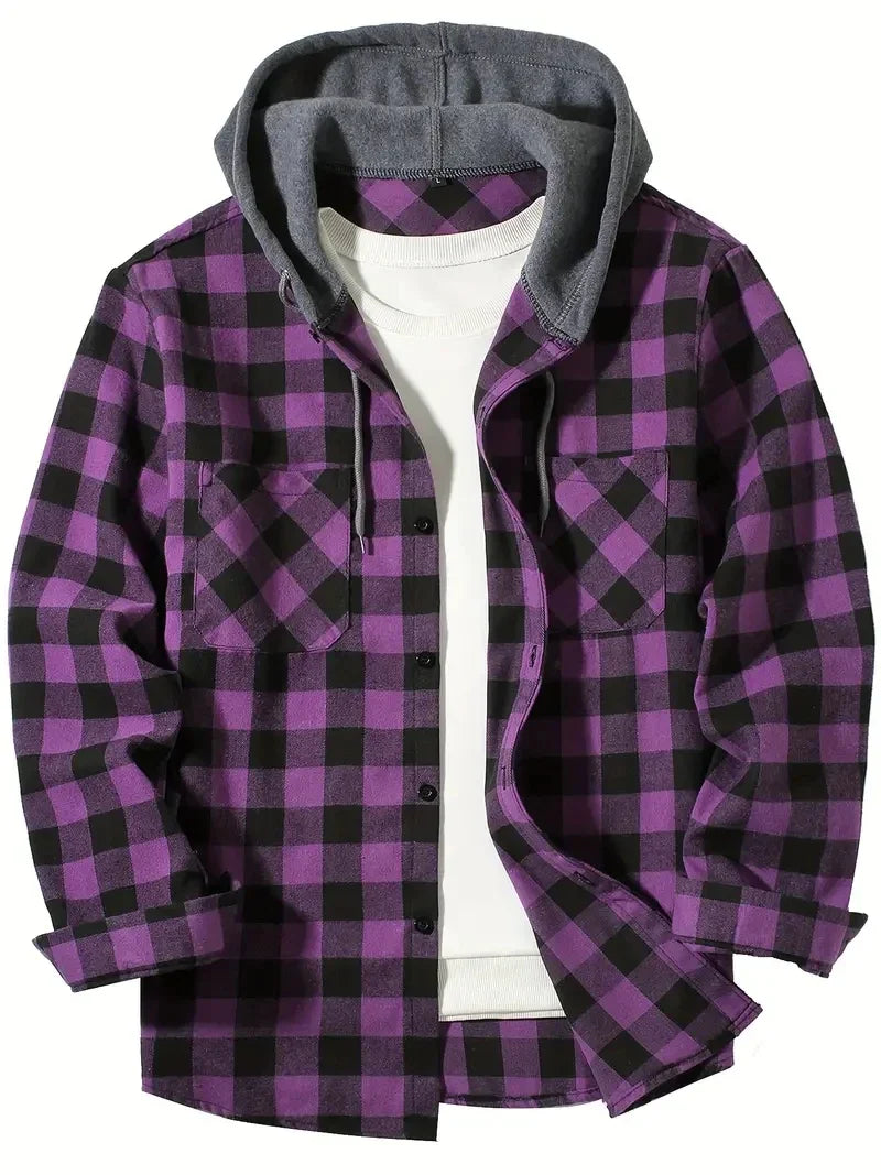 Fashion Canberra I Dean Flannel Hoodie Jacket