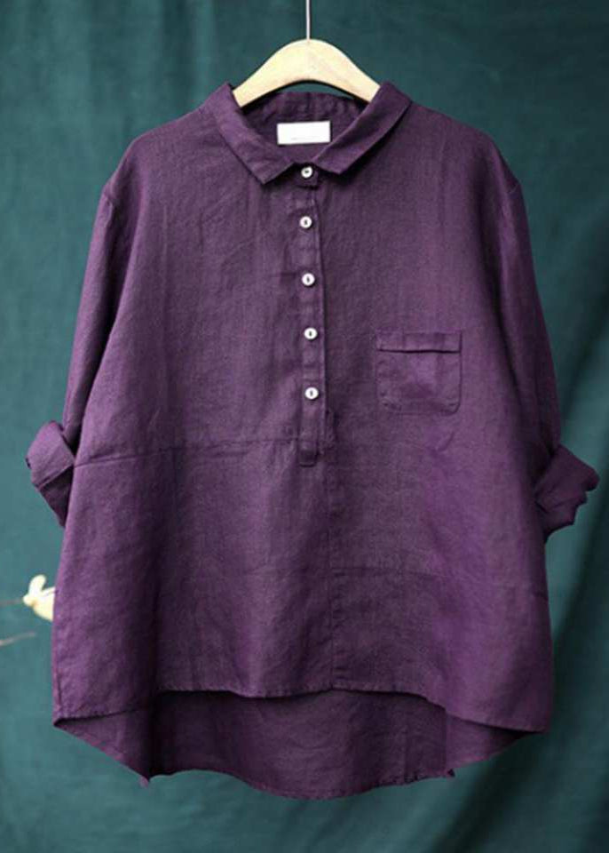 Fashion Canberra I Kiona Long Sleeve and Front Pocket Shirt with Buttons