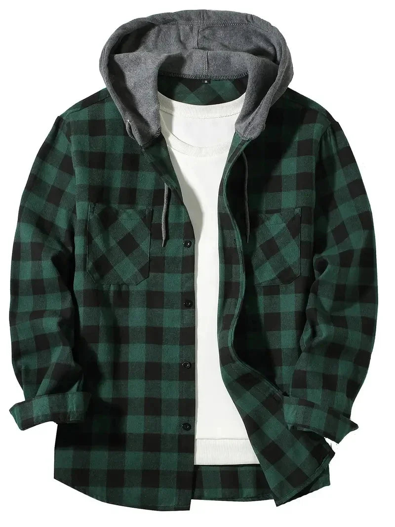 Fashion Canberra I Dean Flannel Hoodie Jacket