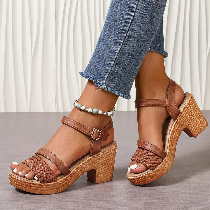 Fashion Canberra I Sydny Woven Platform Sandals