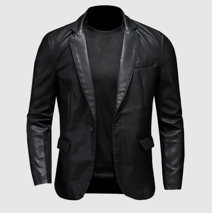 Fashion Canberra | Alvaro Sleek Leather Blazer