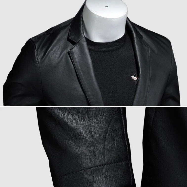 Fashion Canberra | Alvaro Sleek Leather Blazer