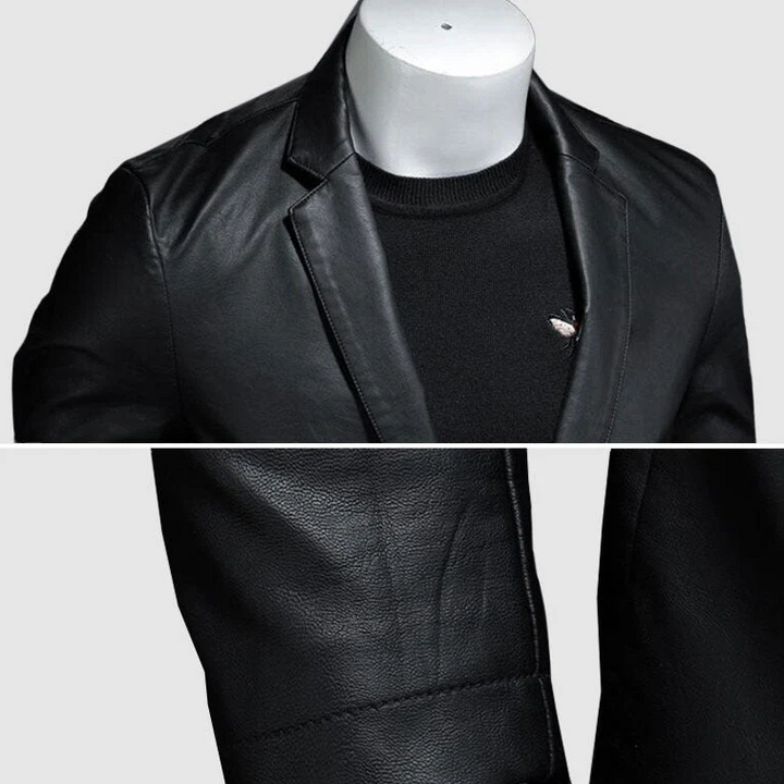 Fashion Canberra | Alvaro Sleek Leather Blazer