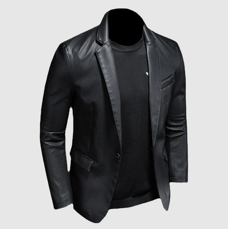 Fashion Canberra | Alvaro Sleek Leather Blazer