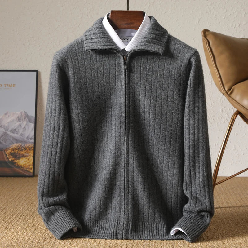 Fashion Canberra I Felix Comfortable Merino Wool Business Cardigan