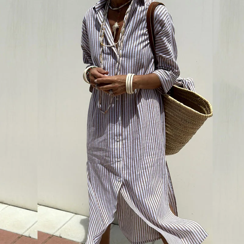 Fashion Canberra I Ellie Striped dress shirt