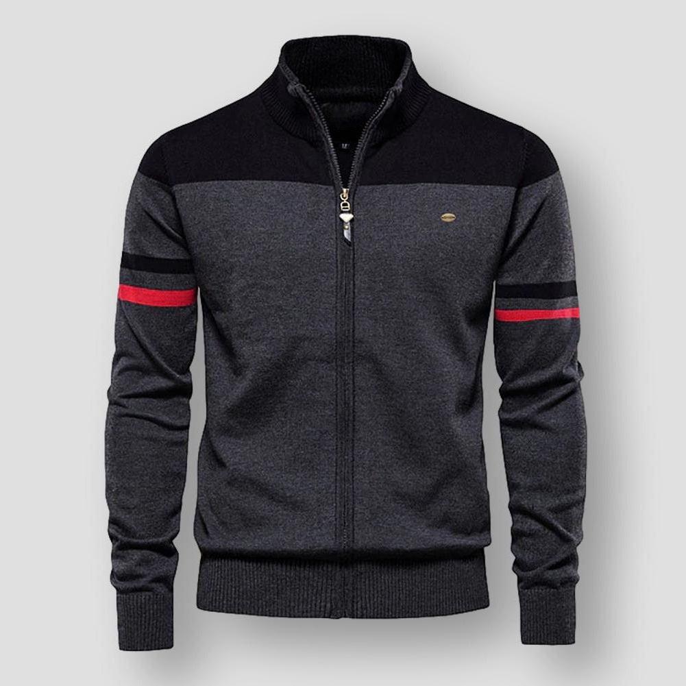 Fashion Canberra I Mike Retro Striped Bomber Jacket