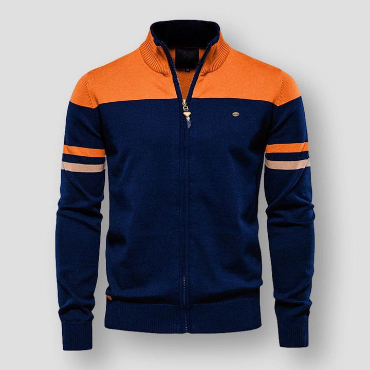 Fashion Canberra I Mike Retro Striped Bomber Jacket