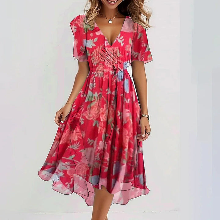 Fashion Canberra | Rosa Abstract Midi Dress