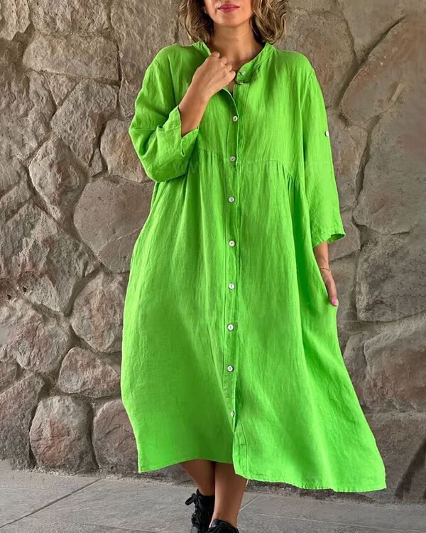 Fashion Canberra I Sanda Loose Shirt Dress