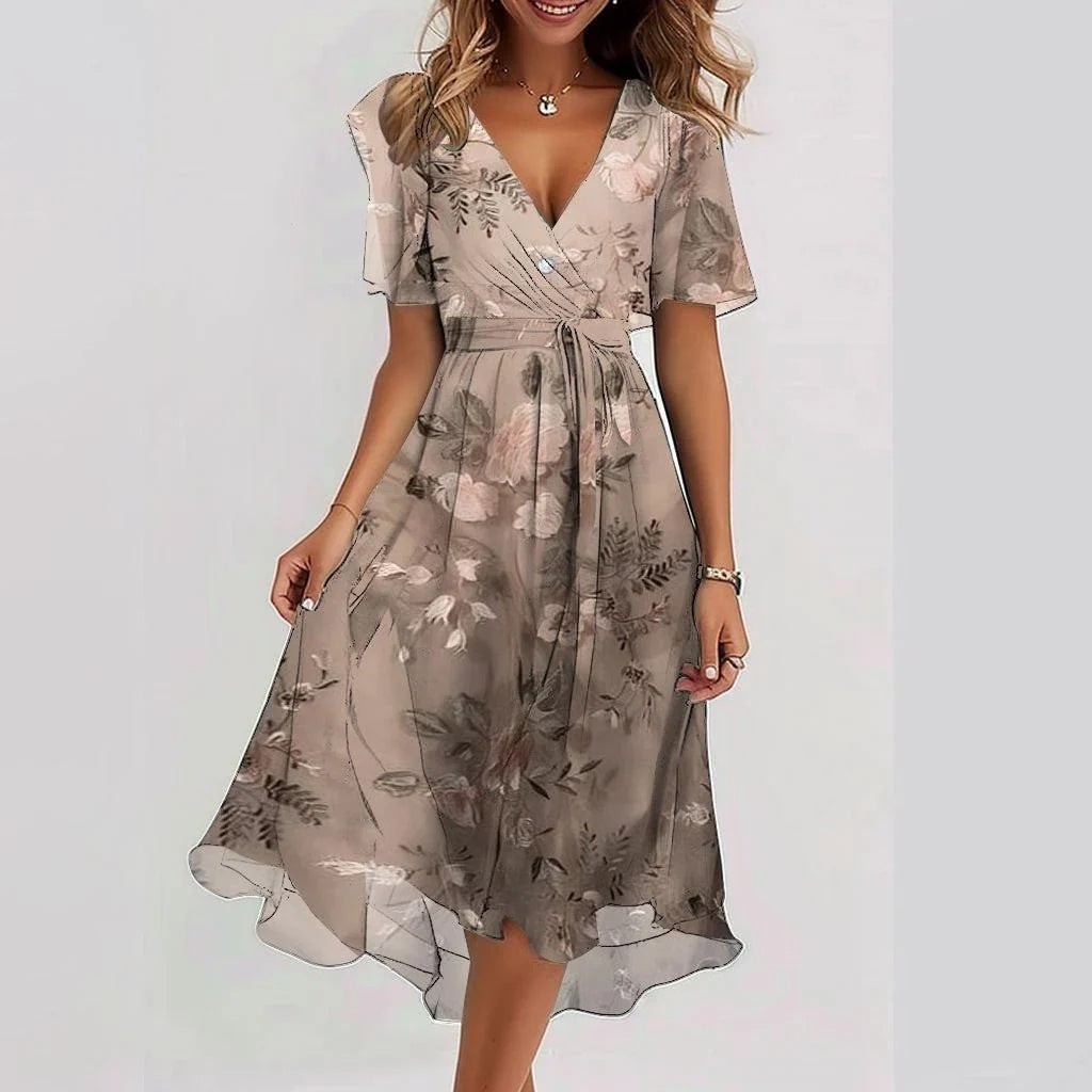 Fashion Canberra | Rosa Abstract Midi Dress