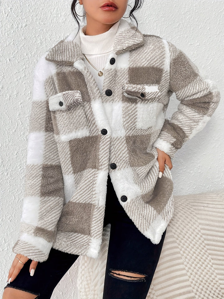 Fashion Canberra I Kiana Stylish Fleece Oversized Jacket