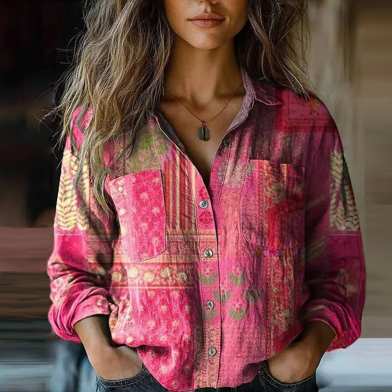 Fashion Canberra I Milena Vintage Printed Blouse