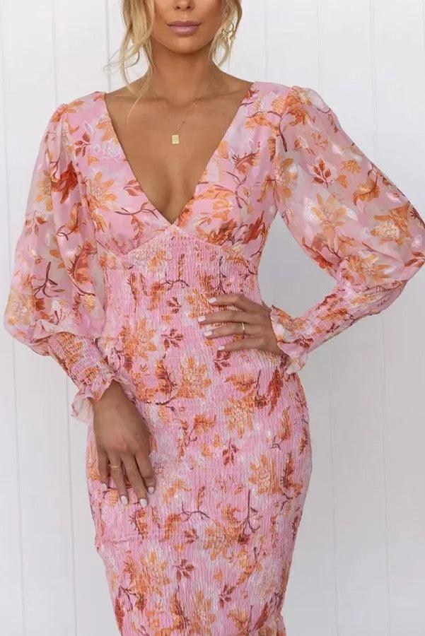 Fashion Canberra I Roxanne Floral Ruffle Midi Dress