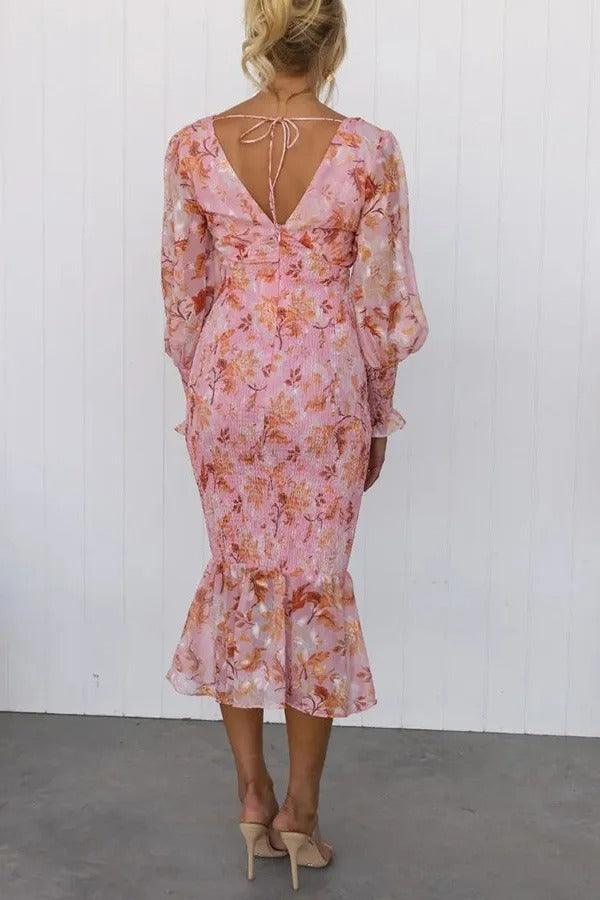 Fashion Canberra I Roxanne Floral Ruffle Midi Dress