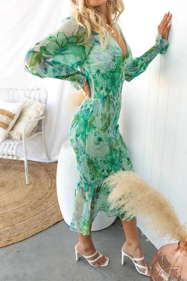 Fashion Canberra I Roxanne Floral Ruffle Midi Dress