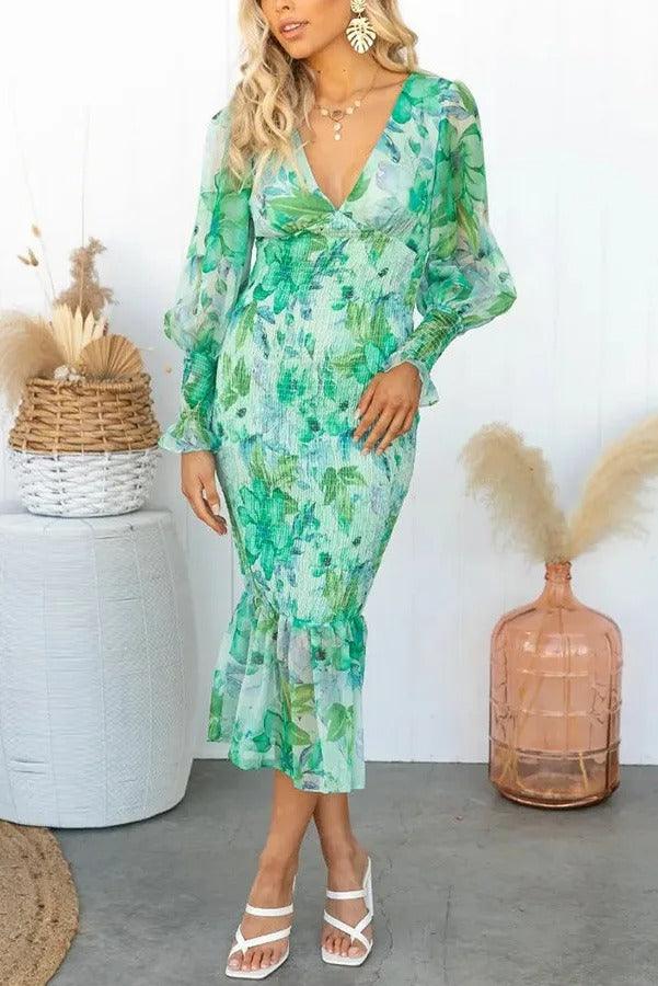 Fashion Canberra I Roxanne Floral Ruffle Midi Dress