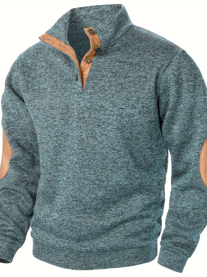 Fashion Canberra | Edward Classic Quarter-Button Knit Pullover