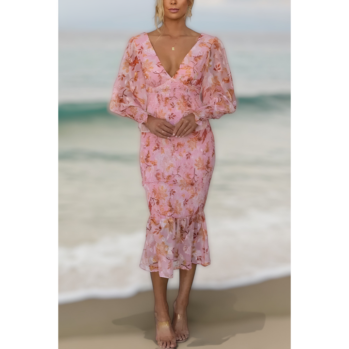 Fashion Canberra I Roxanne Floral Ruffle Midi Dress