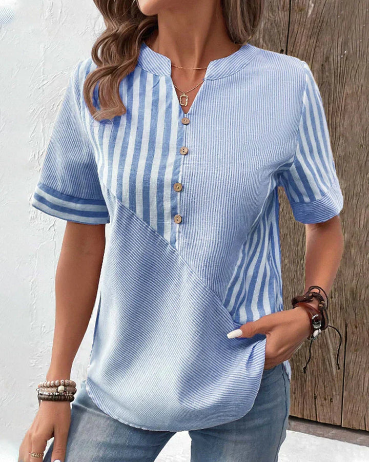Fashion Canberra I Bianca Blouse With Unique Print