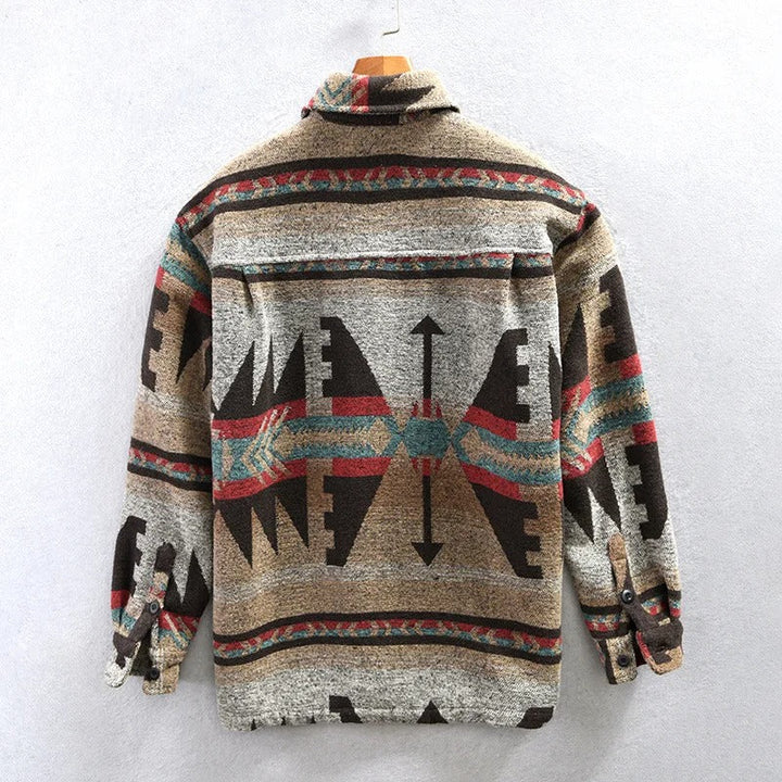 Fashion Canberra | Erik Stylish Tribal Print Button-Down Shirt