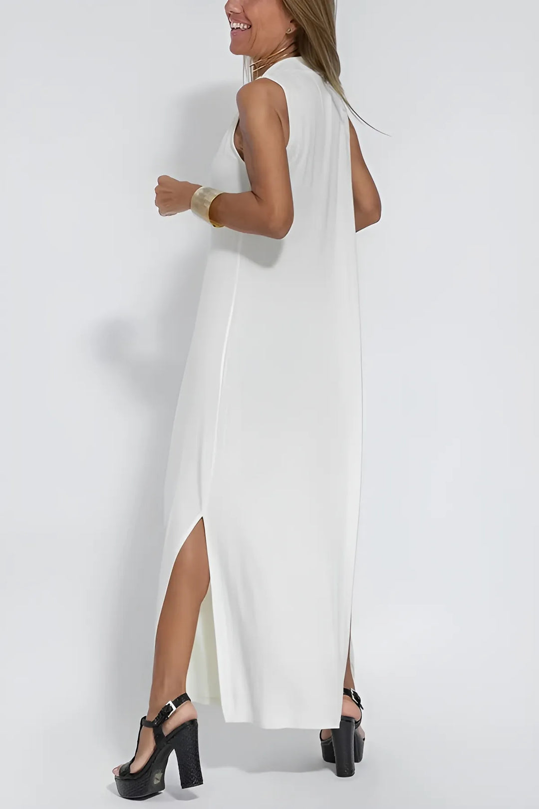Fashion Canberra I Clara Elegant long dress + matching cardigan FREE